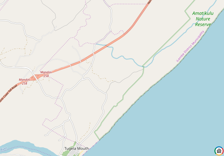 Map location of Whebede